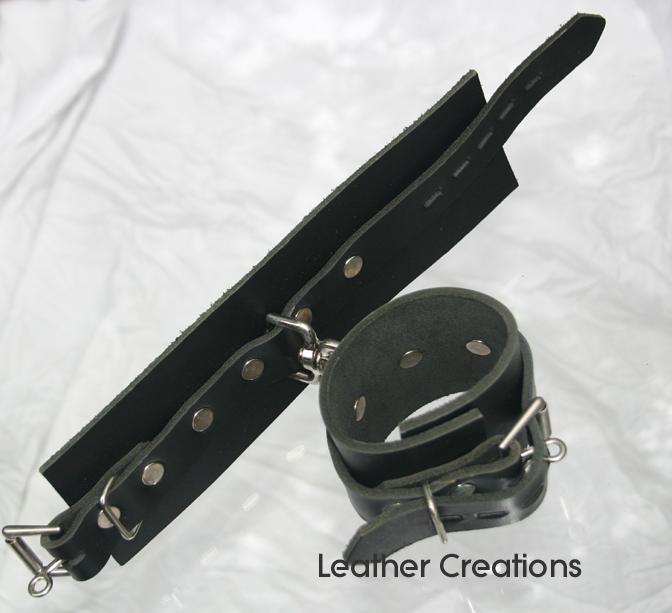 leather handcuffs