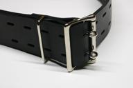 Custom double tongue slot lock bondage strap